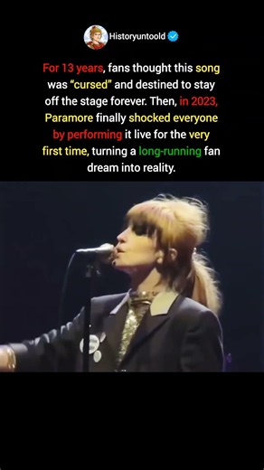 paramore finally broke the 13- year curse #paramore #rockmusic