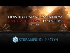 How to load Diablo III saved characters to PS3 from Diablowned.com