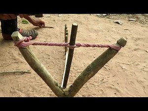 Amazing Quick Rabbit Trap Using Snare Trap - How To Make a Simple Easy Rabbit Trap