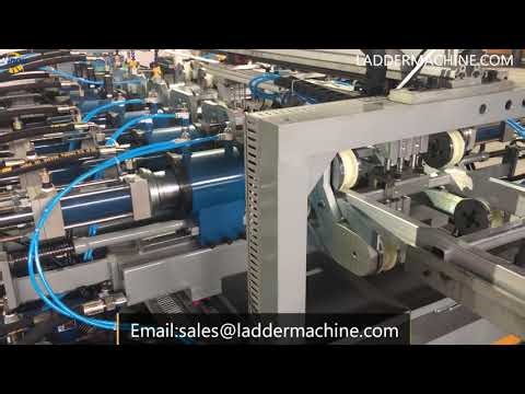 Aluminium Multi Purpose Ladder Making Machine with Automatic Riveting#machine #manufacturing