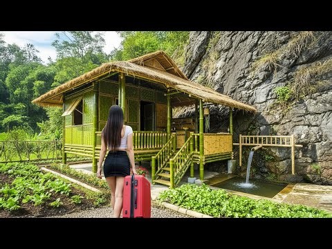 TIMELAPSE: Building a Bamboo Tree House from Start to Finish | Wild Survival Off Grid