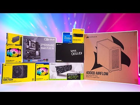 The BEST BUDGET PC Build for Beginners!? | Corsair Build Kit