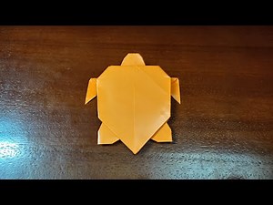 Origami Turtle Easy Step By Step