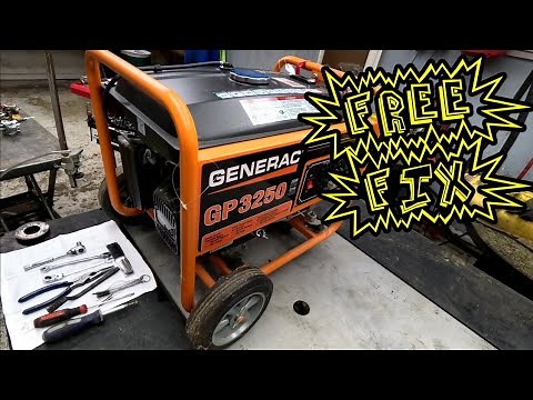 Generac Generator Won't Start GP3250, GP3600 GP5500, GP6500 Surges How To Diagnose & Repair Easily