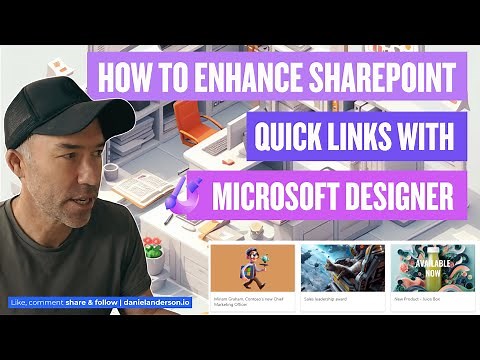 How to use Microsoft Designer to enhance SharePoint Quick Links