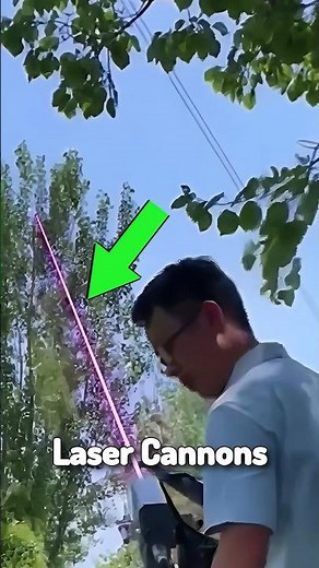 Using Lasers to cut trees