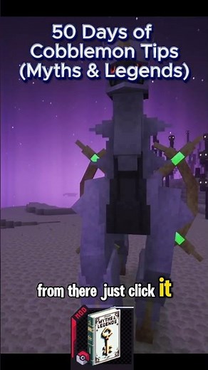 ARCEUS Location Revealed in #cobblemon (Myths & Legends Guide)