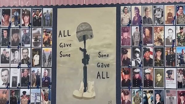 Wall of Honor: Local Walmart displays faces of sacrifice to honor veterans