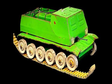 Restoring an Abandoned Military Tank 🚜 | From Battlefield Rust to Museum Glory 🔧🔥