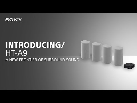 Introducing the Sony HT-A9 Home Theatre System