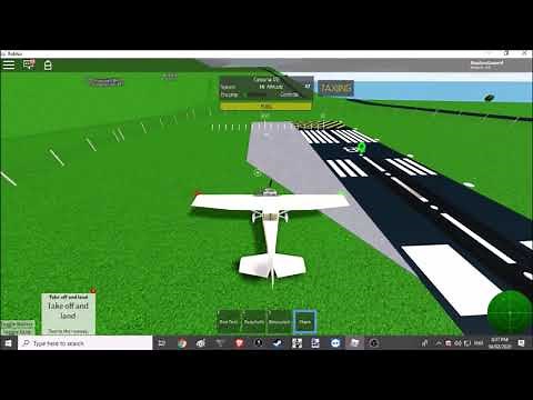 Flying Tutorial in Pilot Training Flight Simulator in ROBLOX