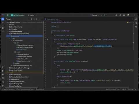 JavaFX - Putting fxml files into resource directory