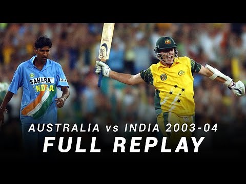 LIVE Flashback: Australia v India | Match 7, 2003-04 ODI Tri-Series