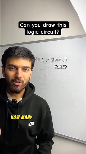 Logic Gates (Circuits) - OCR GCSE Computer Science 2024 Question #computerscience #gcse #alevels