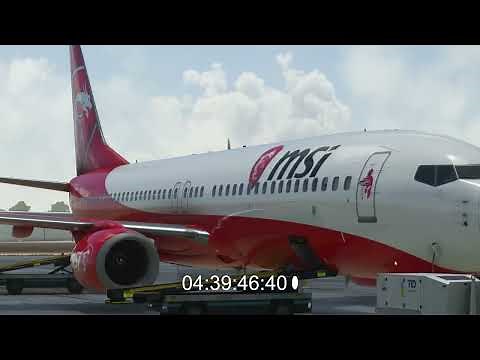 MSFS | Livery Painting | MSI | PMDG B737-800 | Timelapse
