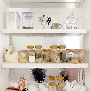 284K views · 446 reactions | Use reflective foil and shelves to turn a bare space in your kitchen into an open pantry! | Tasty UK | Facebook