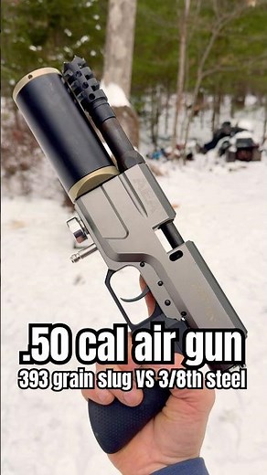 .50 cal airgun VS 3/8th steel