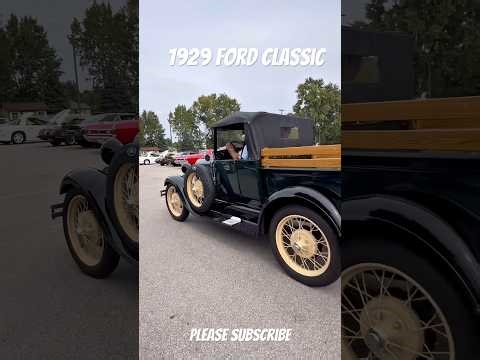 🔥 1929 Ford Model A Pickup Truck – 4-Cylinder! What story does it remind you of?✨#car #cars #shorts