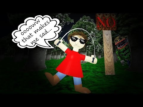 Cool Disco Playtime Gets Lost In The Forest... (Is that Nightmare Baldi...?) | Baldi's Basics Roblox