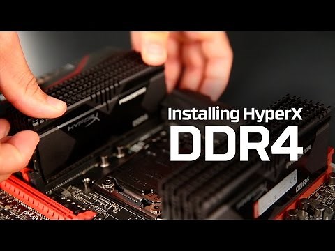 DDR4メモリの取り付け方法 | HyperX