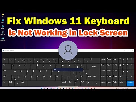 How to Fix Windows 11 Keyboard is Not Working in Lock Screen | On Screen Keyboard in Lock Screen