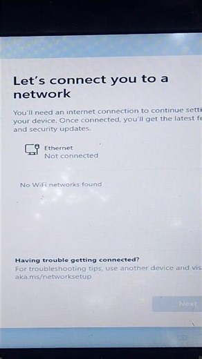 How to bypass windows 11 Network Requirements