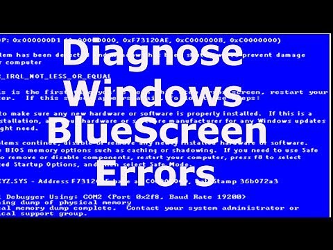 Diagnose Bluescreen error ( BSOD ) with Bluescreenview - Windows Tutorial