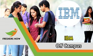 IBM Off Campus 2026 Drive for 2026, 2025, 2024 Batch Freshers