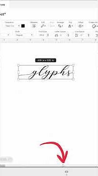 How to Find the Glyphs of a Font in Cricut Design Space on Windows #designspacebeginner