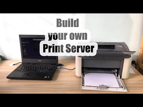 how to use old PC as printer server