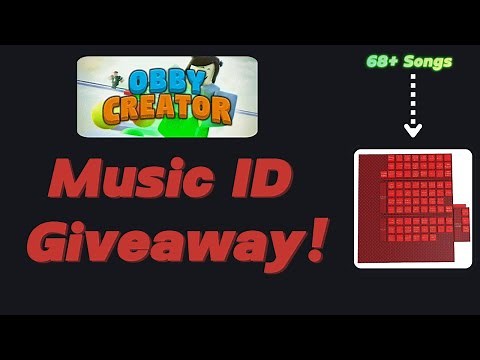 Obby Creator Music ID Codes 2024!