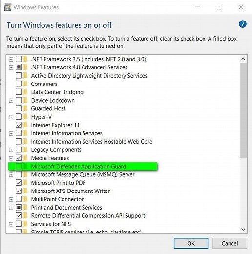 How to activate Microsoft Defender Application Guard in Windows 10 - TechRepublic