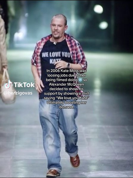 Alexander McQueen's Support for Kate Moss in Fashion