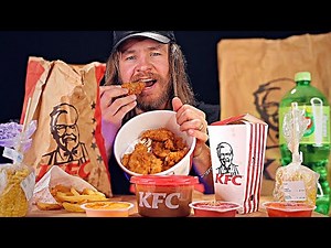 [ASMR] Eating KFC Boneless "Family" Feast [Crispy Triggers]