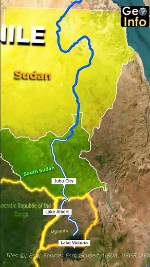 world's longest river | The Nile river