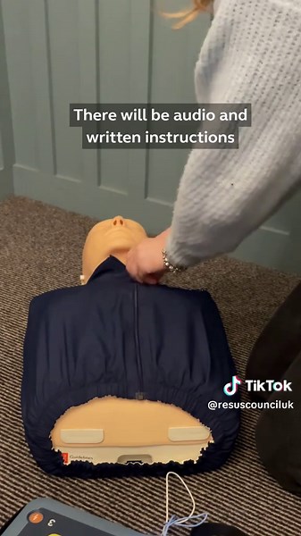 Did you know? You don’t need any prior training to use a defib. Anyone can do it 🙌 But if you want to feel extra confident, it helps to get familiar with the basic steps - watch our video for more information. 💡 Remember: Always call 999 and start CPR immediately when someone is not responsive. The emergency call handler will provide guidance on CPR and help you locate the nearest defib. One person should keep doing chest compressions while the other retrieves the defib and follows the prompts