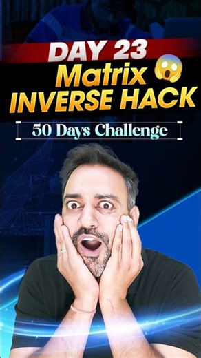 Inverse of Matrix in Just 10 Seconds | Super Trick for JEE Mains & Advanced | Rank Booster#shorts
