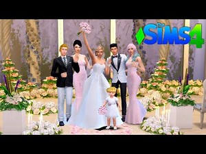 Sims Family Titi & Baby Goldie First Wedding Party in TS4