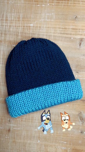Handmade Bluey Hat for Christmas | Crochet & Knit Tutorial