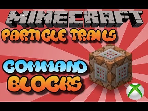 Minecraft Command Block Particle Trails Tutorial Bedrock Edition (Xbox One,Mcpe,Windows10)