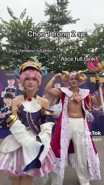 @Krisss tập tành cos #j4f #lienquanmobile #aov #alice #cosplay | Alice Cosplay