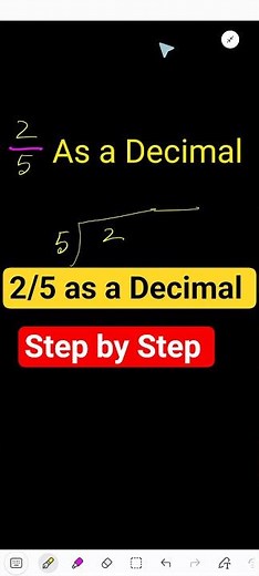Convert 2/5 to Decimal | Easy Math Tutorial for US Students | Learn Fractions & Decimals Online