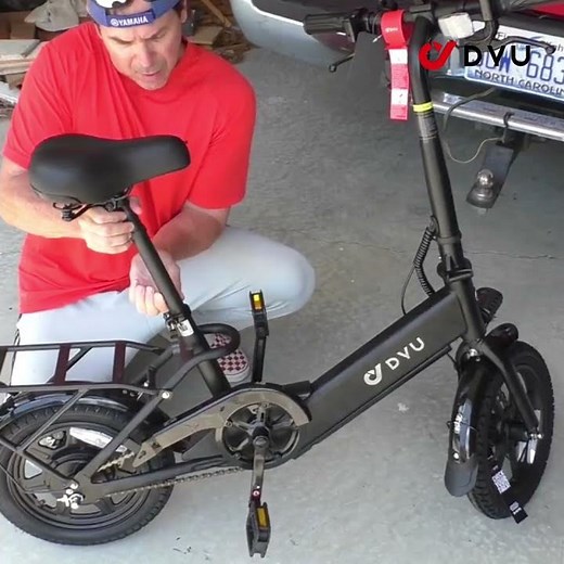 🚴‍♂️ Compact Powerhouse: Discover the DYU C3 14-Inch Folding Ebike! 🚴‍♀️