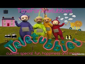 teletubbies. custom special: fun, happiness and magic.