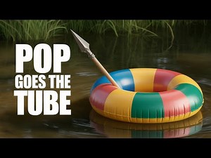 Pop inflatable - Floating and popping My Intex Ring 🌊💨 Lake Edition!