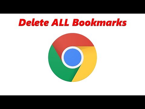 How To Delete ALL Bookmarks In Google Chrome