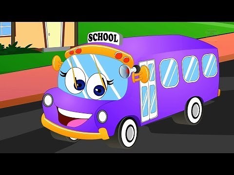 Wheels on the bus children's song | Nursery rhymes
