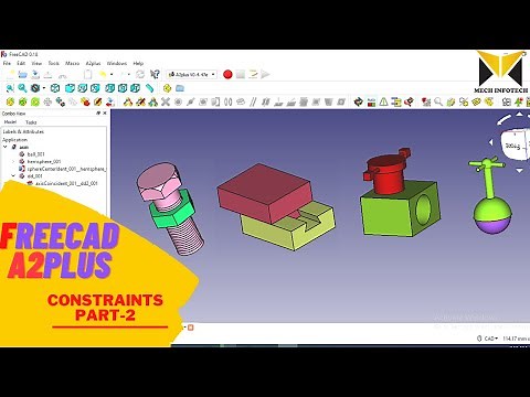 A2plus in FreeCAD | Constraints