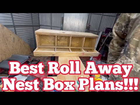 Best DIY Roll Away Nest Box Plans!