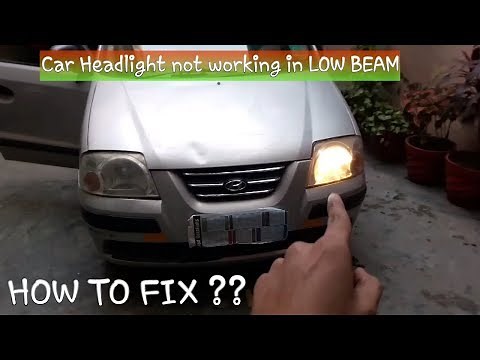 How to Fix a Low Beam Headlight